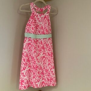 Lilly Pulitzer Pink White 6 Seersucker Preppy Coastal Cottagecore